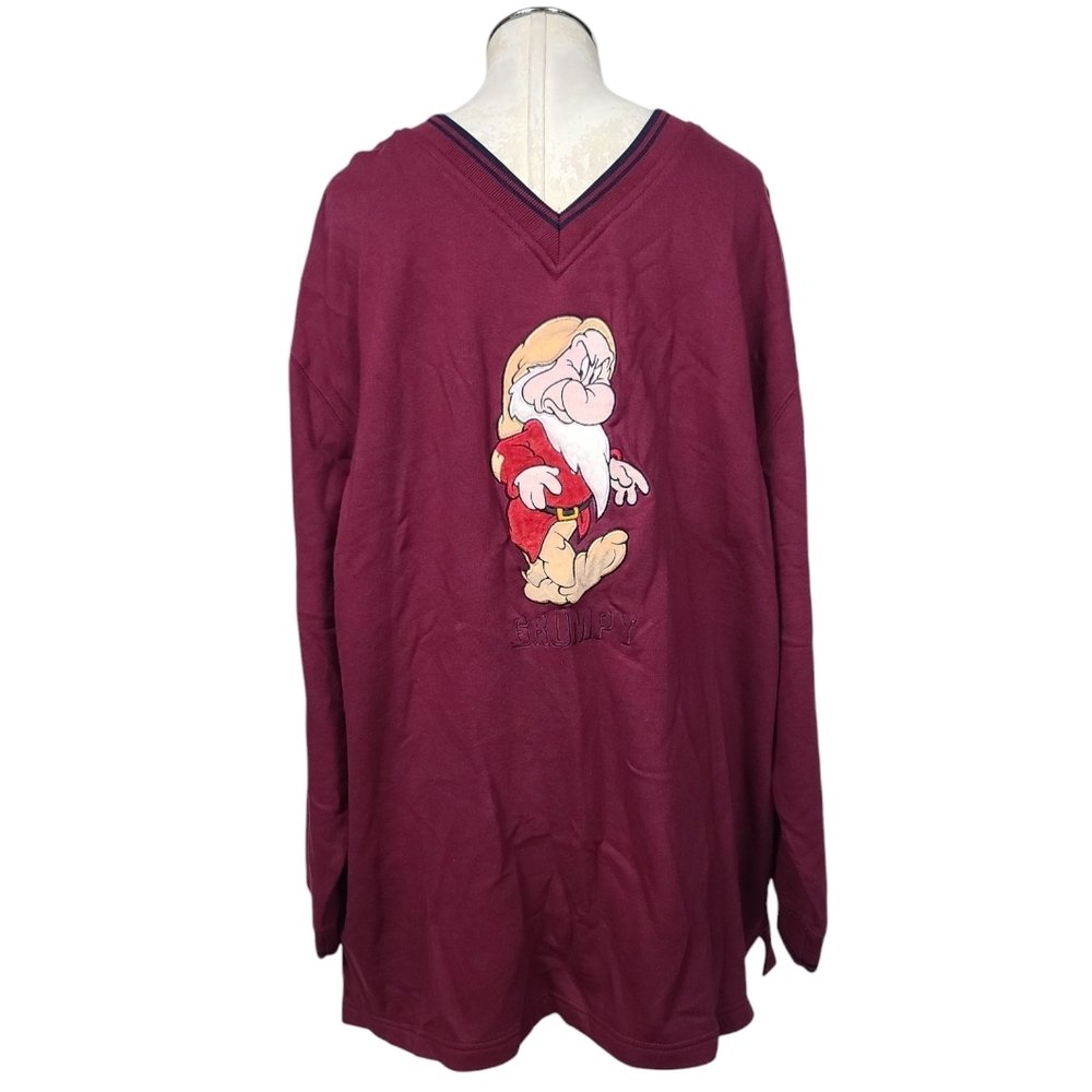 Disney Snow White & The Seven Dwarfs Grumpy V Neck Sweater XL